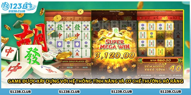 Game được xây dựng với hệ thống tính năng và cơ chế thưởng rõ ràng